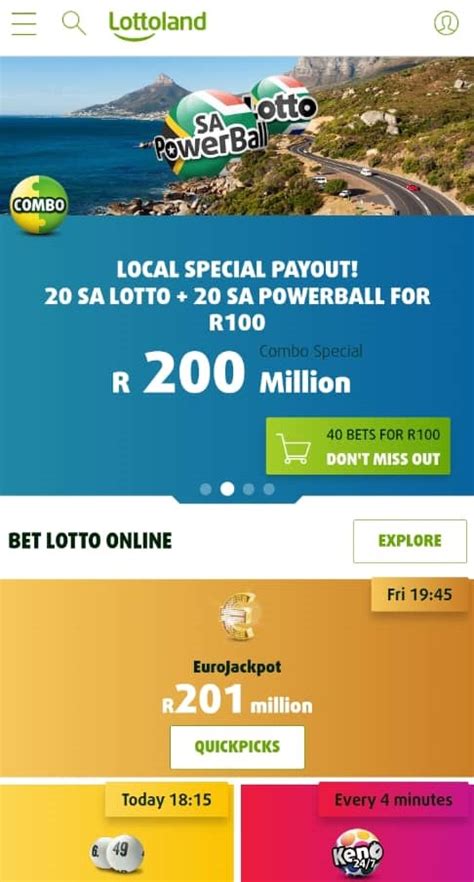 lottoland south africa login